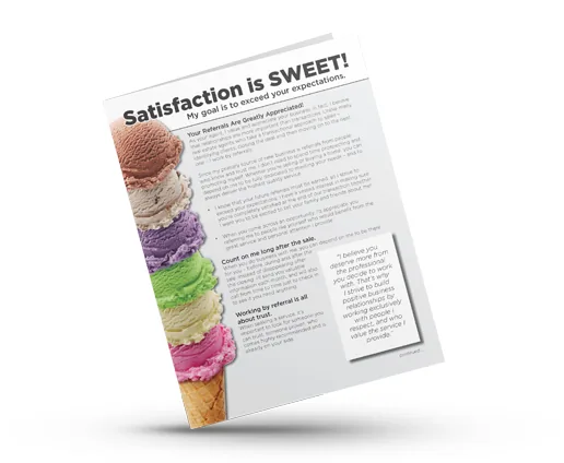 Satisfaction Is Sweet, Flyers
