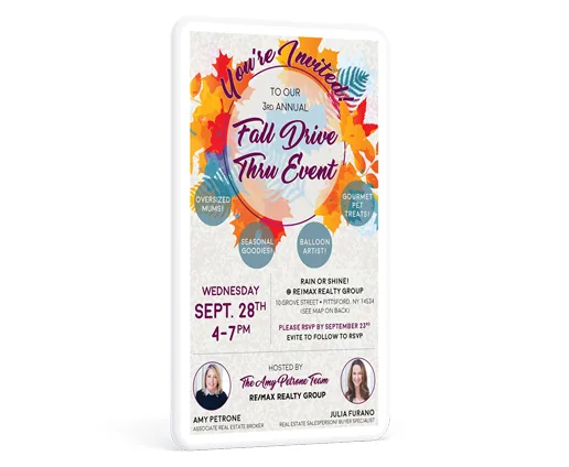 Mums Fall Event, Invitations