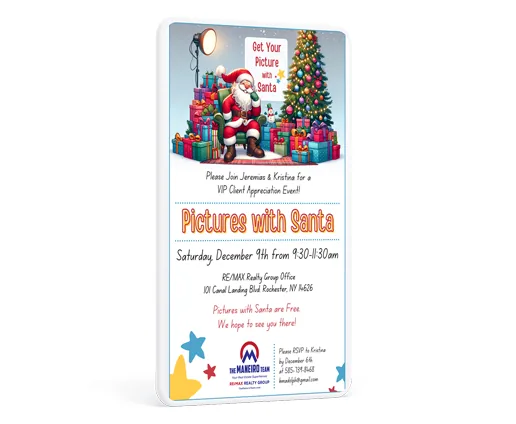 Pictures with Santa, Invitations