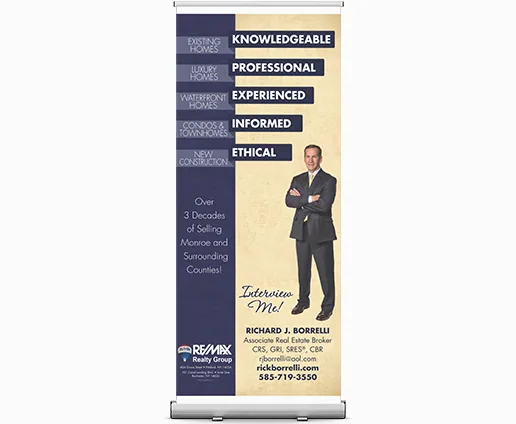 Borelli Retractable Banner, Signage & Banners