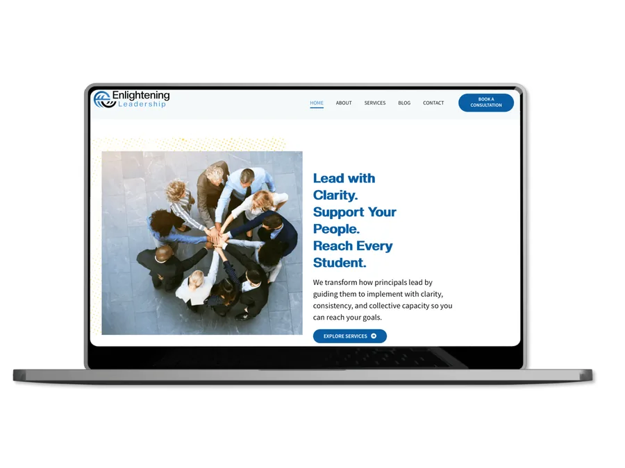 Enlightening Leadership, Web Design