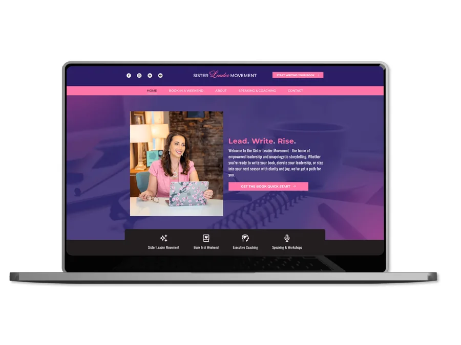 Sister Leader, Web Design